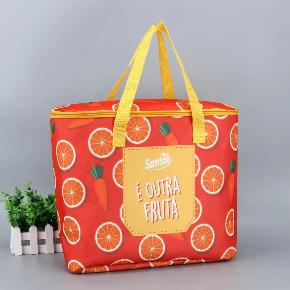 600d oxford aluminium foil insulated peva insulation foam thermal lunch bag waterproof picnic cooler bag