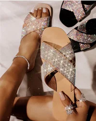 Summer Women Flat Slippers Ladies Slides Outside Fashion Comfortable Slip On Female Casual Shoes