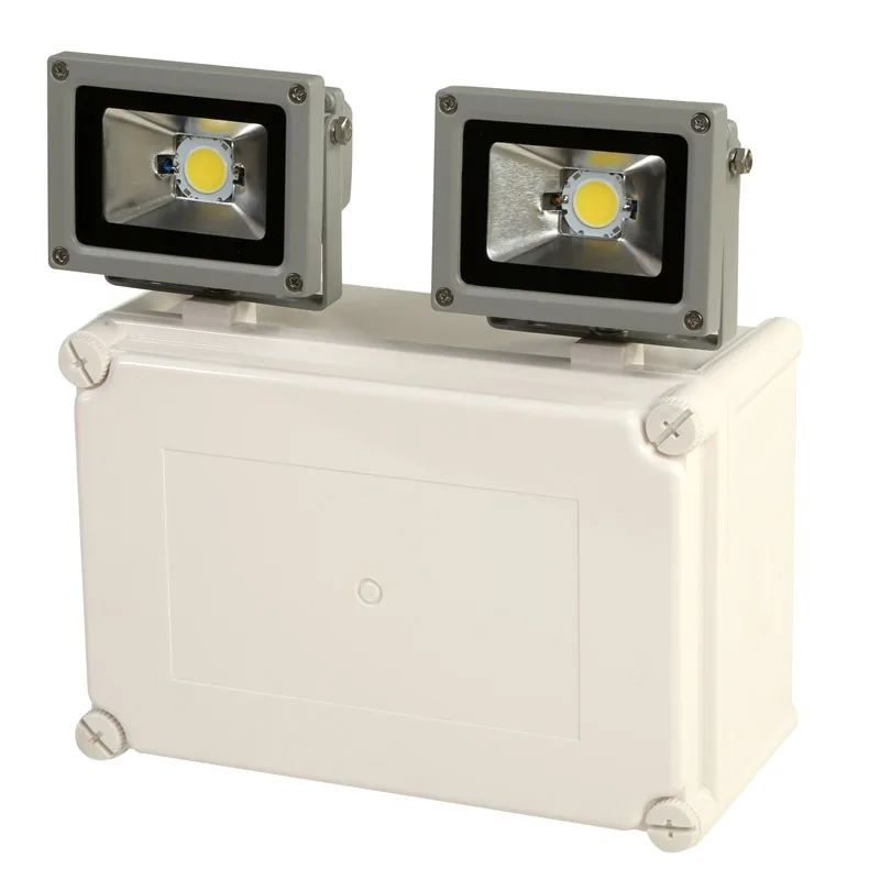 IP65 High lumen Rechargeable Twin Spot Led Emergency Light