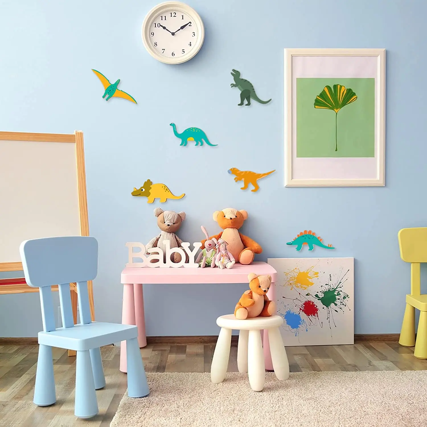 Unfinished Wooden Dinosaur Animal Cutouts laser cut wooden shapes crafts for Home Decor DIY Painting