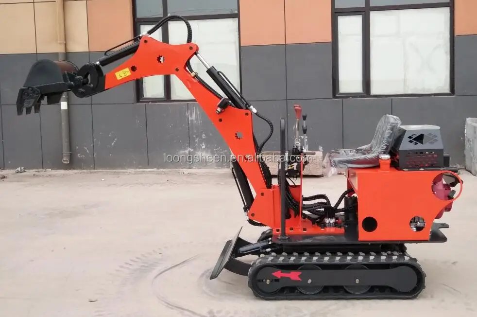 Free shipping excavator manufacturer for sale 0.6 ton mini crawler excavator 0.8 ton mini excavator chain digger bagger