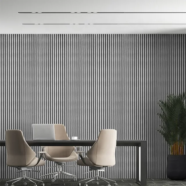 Kasaro MDF Wall Panel Acoustic Foam Panels Soundproofing for office Slats Panels