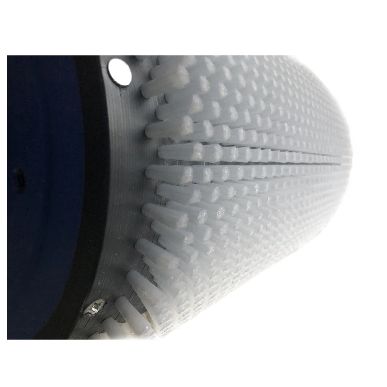 
round nylon hard road sweeper cylinder brush roller for conveyor belt 