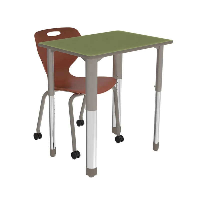 Popular school study desk table and chair school students study table and chair sets
