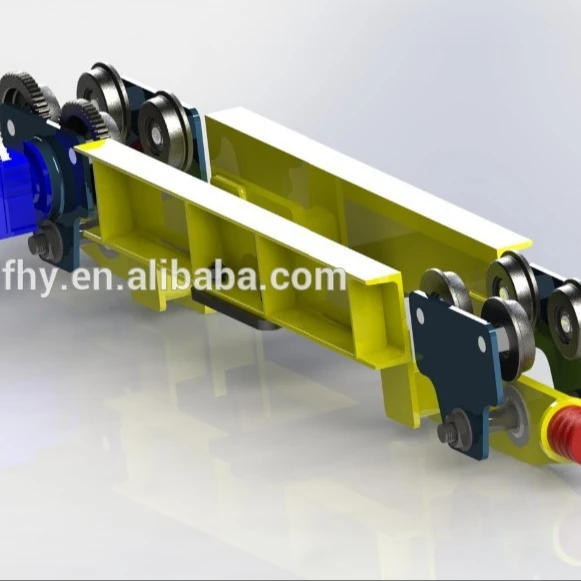 China manufacturer of electric overhead traveling End carriage for underhung underslung crane 5ton 3t 2t 1ton