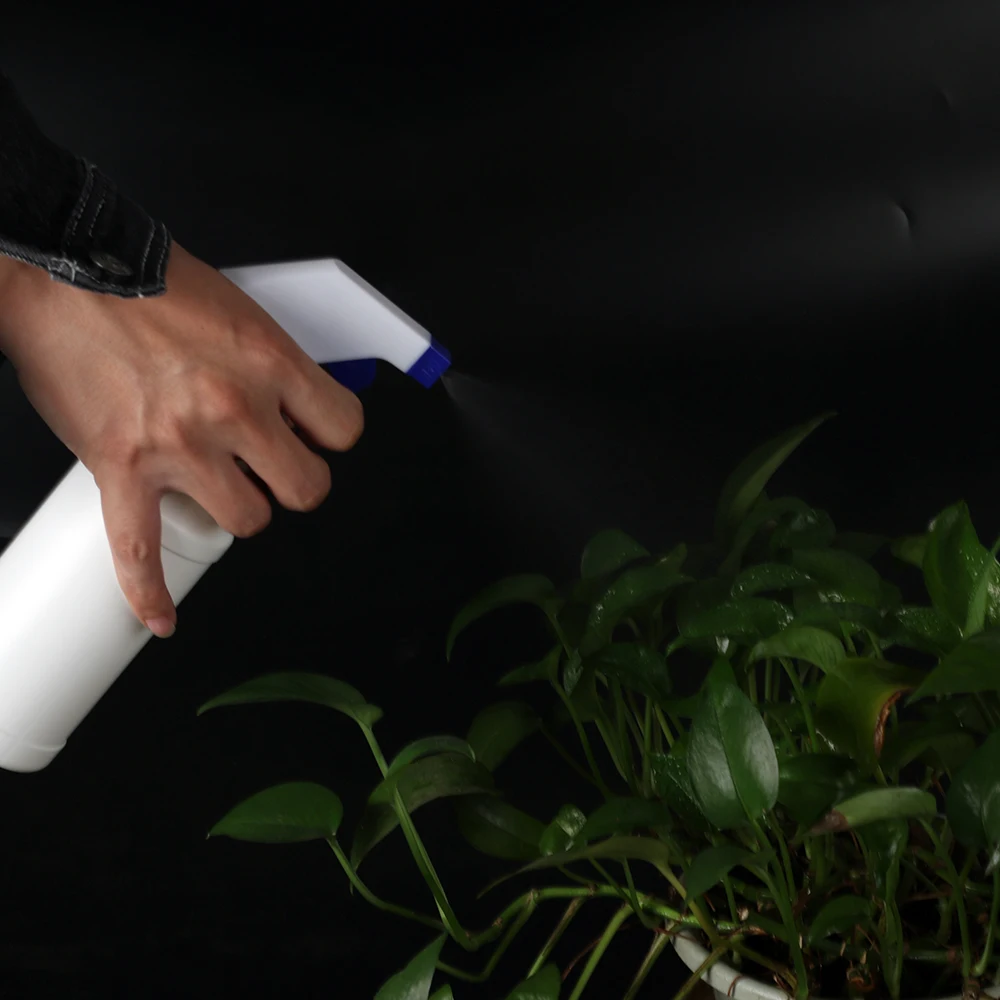 cheap price 1000ml/500ml HDPE  plastic trigger spray bottle garden watering house cleaning