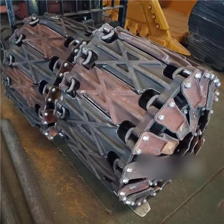 Used construction machinery accessories 50 Loader tire anti-skid protection chain medium loader