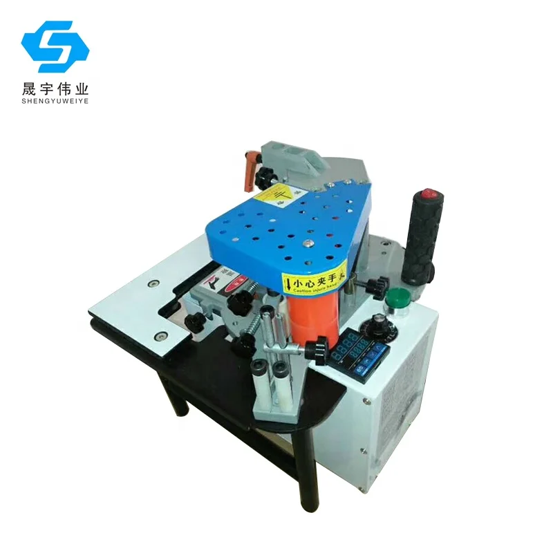 Convenient portable edge banding machine mini bander machinery used for wood furniture