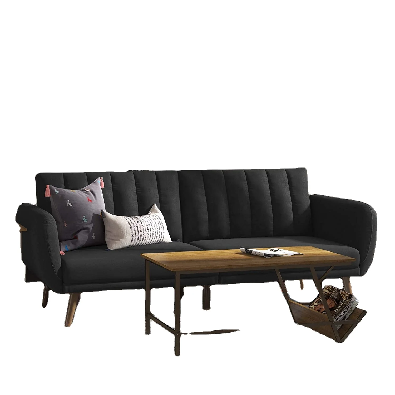 Zhonglu Modern Home Furniture Couch Living Room Sofa Set Designs Cover Wood Frame Style Fabric Packing Modular Solid One Seat