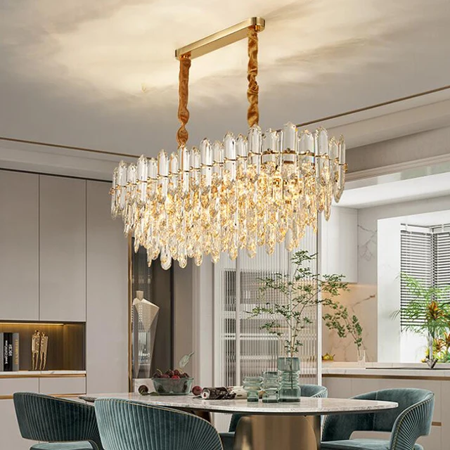 2021 brass european restoration hardware ceiling luxury modern bougeoir K9 wall crystal chandelier