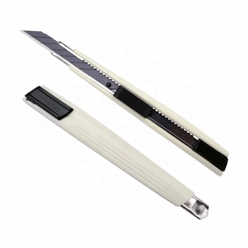 DeDING Hot Sale Mini Pocket Paper Cutting Knife High Quality Automatic retractable Utility Knife