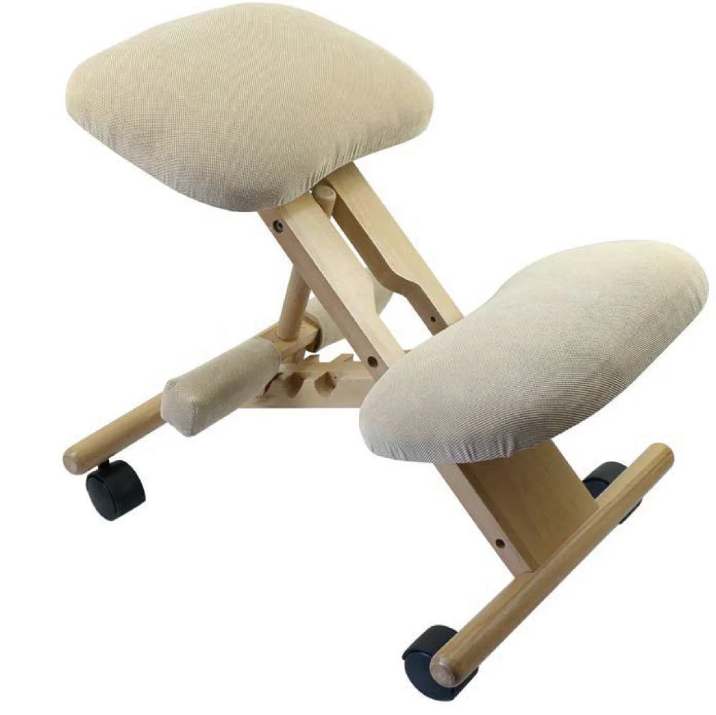 Home Office Wooden Height Adjustable Ergonomic Kneeling Chair Balance Chair