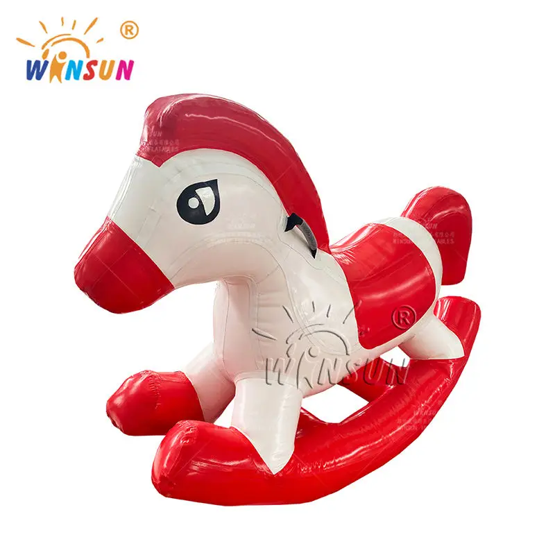 WINSUN Heat closed air shake horse inflatable rocking horse jumping riding new inflatable animal toys horse