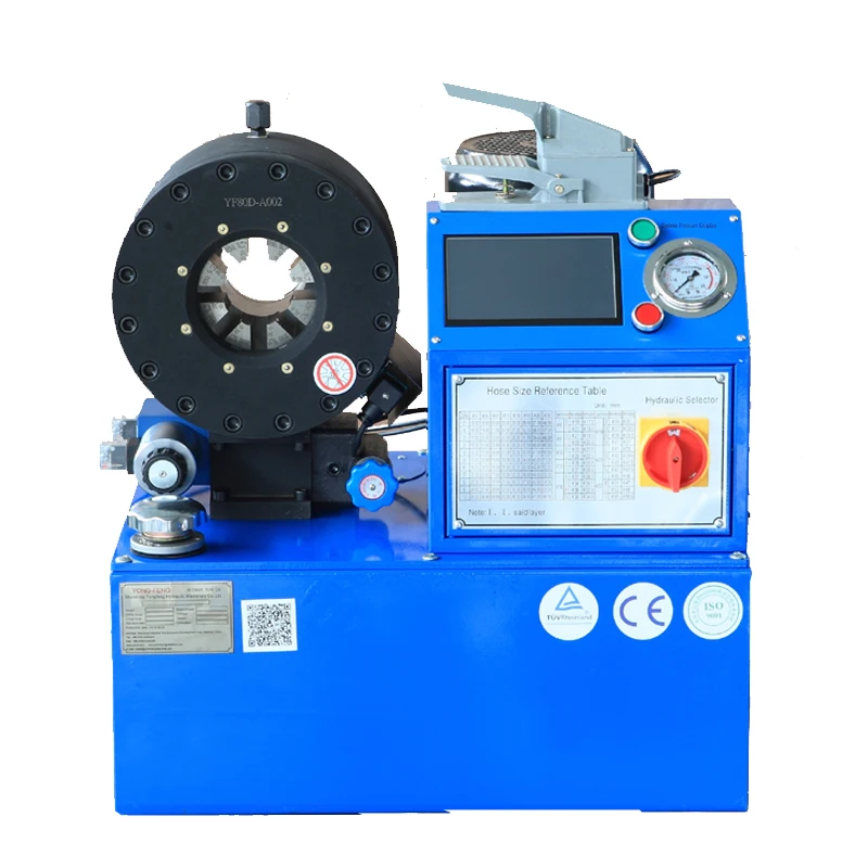 YJK-80X сенсорный экран гидравлических шлангов/обжимной станок гидравлический насос