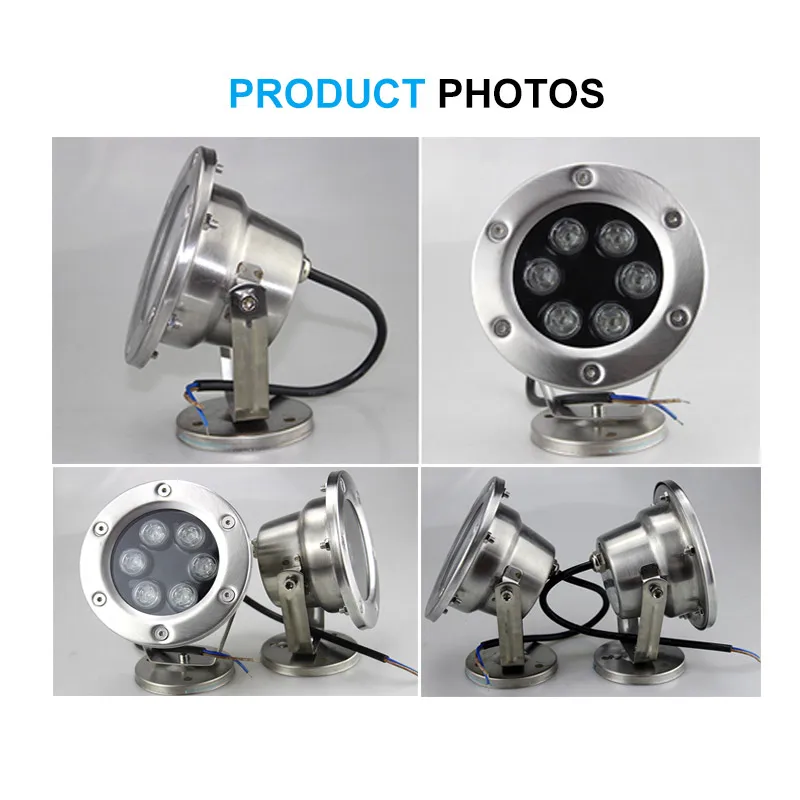 underwater lamp Professional Stainless Steel RGB Light IP68 Underwater Rgbw Mini Led Fountain Lights Swimming pond light