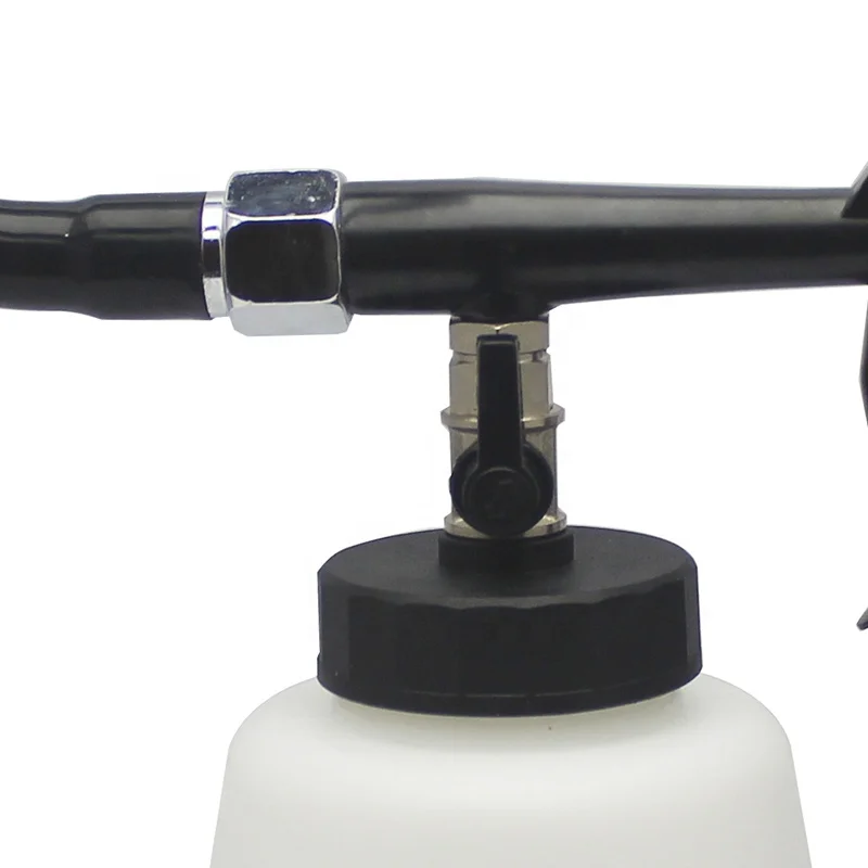 Black 1000ML Interior High Pressure Air Blowing Washing Spray Gun Tornado Sprayer Car Interior Cleaning Gun