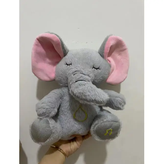 Custom plush breathing baby otter soothing toy sleeping baby sleeping otter plush doll gift otter doll