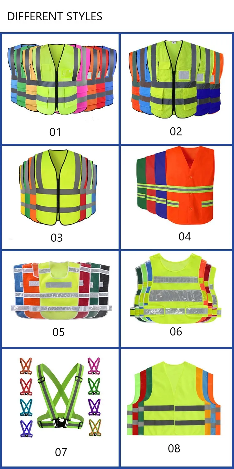 Wholesales Work Safety Vest With Pockets Canvas Summer Ansi Safety Green Vest Best Safety Vests for Men