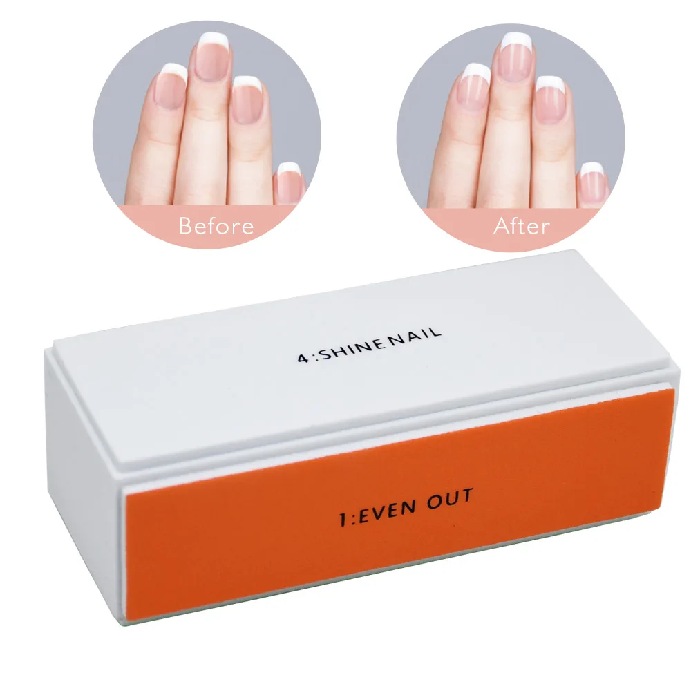 Wholesale 4 Sides Buffer Block Nail Shining Buffer 4 Way Sponge Nail Polish Buffer