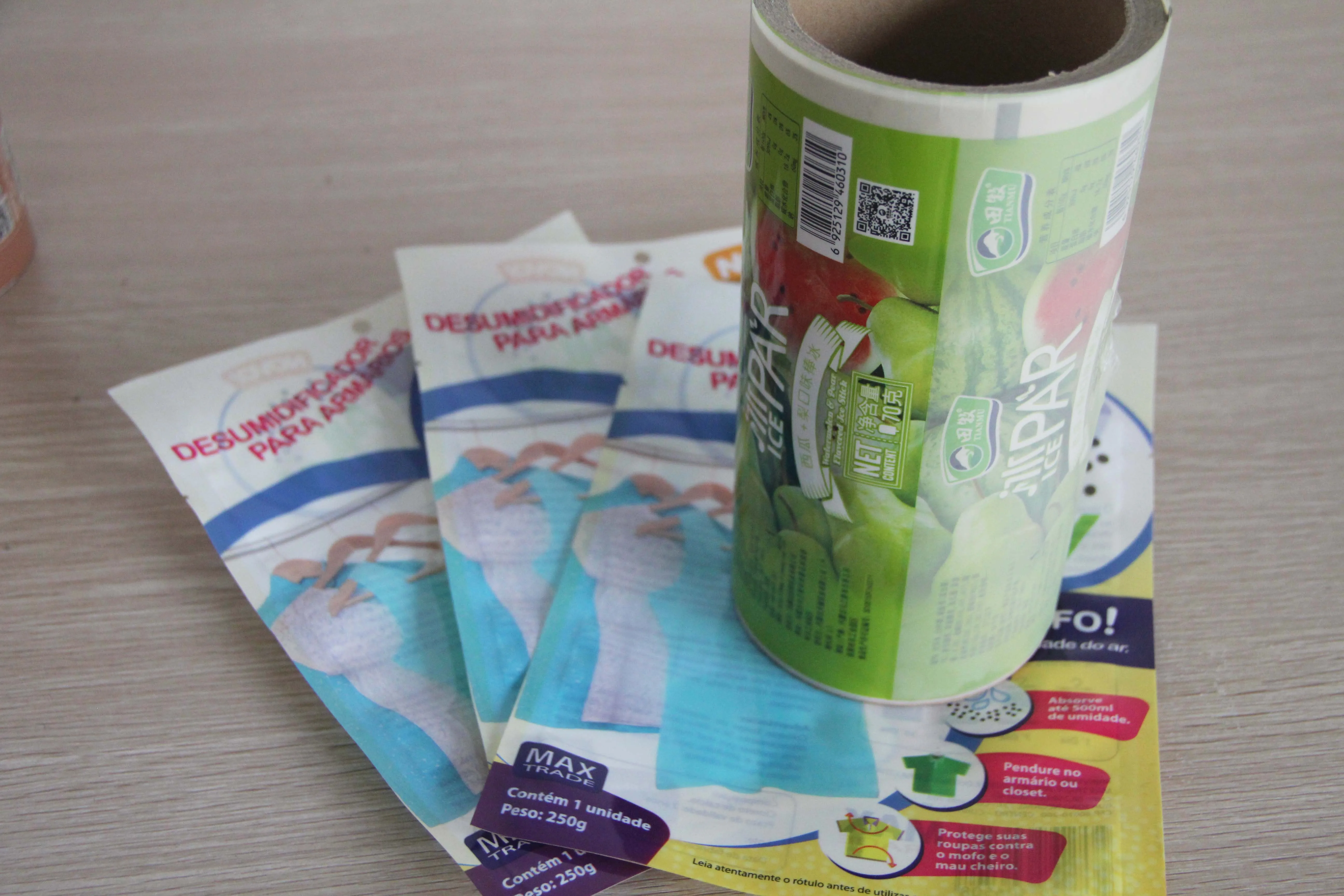 Manufacturers Heat Seal 30 Micron Composite Laminated CPP OPP BOPP plastic COEX Thermal Print Film Roll For Printing