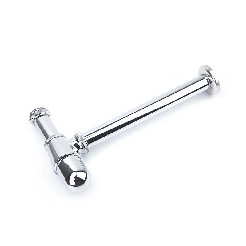 Bottle Siphon for Wash Basin Bathroom Round Brass Main Trap Body