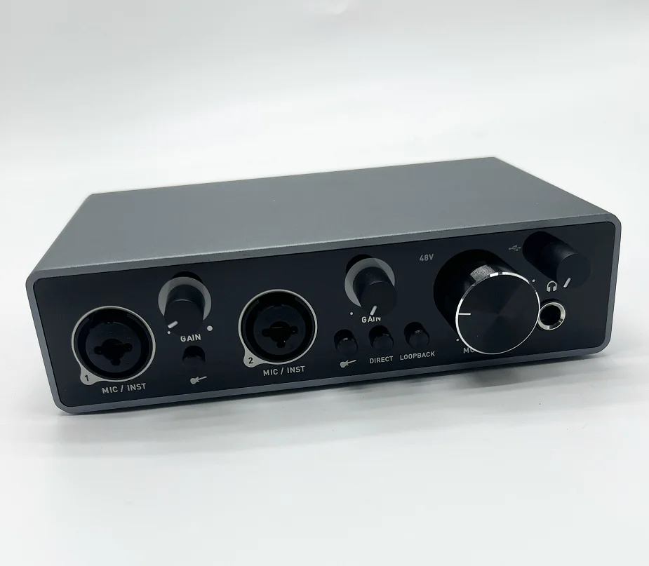 N-AUDIO X2 48В USB аудио интерфейс Studio внешний usb-звуковой для записи
