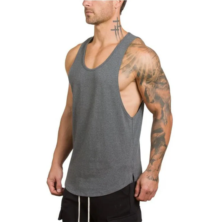 Wholesale Summer Soft Compression Fitness Sport Athletic Training Mens Tank Top