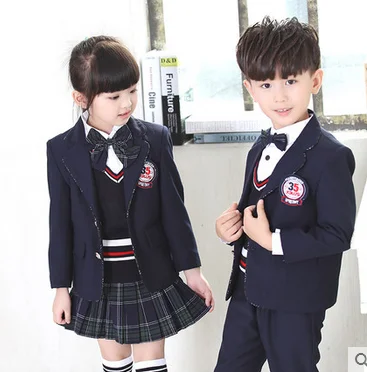 Nicole Hot Sale Kindergarten School Uniform Korean Winter School Girls Uniform Pictures