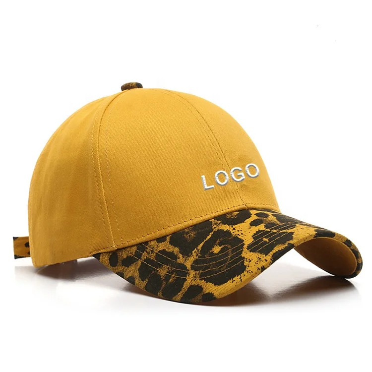 Korean version of leisure sports sunshade embroidery golf custom baseball 6 panel caps baseball cap with printed logo