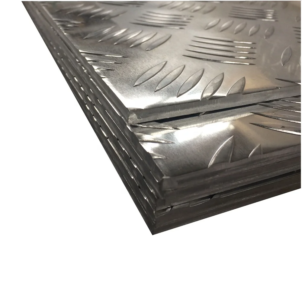 1060 H14 Aluminum tread plate 1m*2m for bus