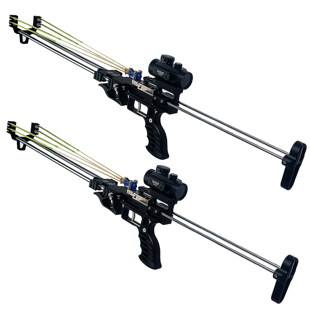 Outdoor Hunting eagle rubber Slingshot metal Shooting sights Slingshot Chinese mechanical fish Catapult Slingshot