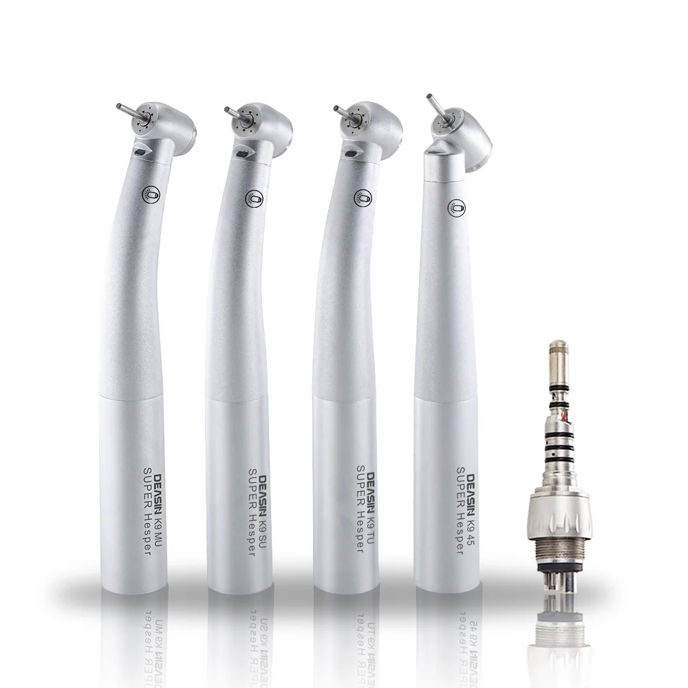 Dental K9 high speed Led Light Turbine HandPiece ceramic Bearing Standard/ mini /torque/ 45 degree head for kavo Quick Coupling
