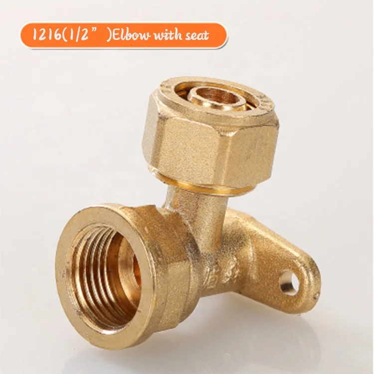 Manufacture Professional Brass Elbow Fittings pex male and female elbow for pipe fitting