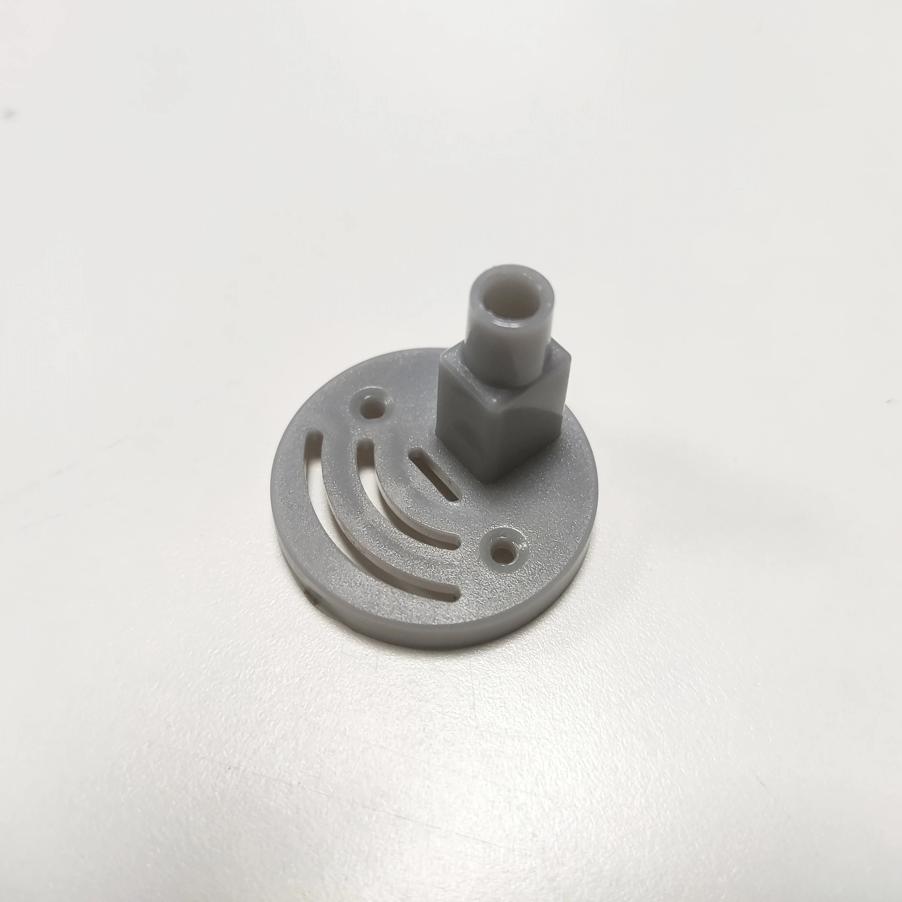 OEM Plastic part customized electrical grey ABS part over-moulding part according drawing design