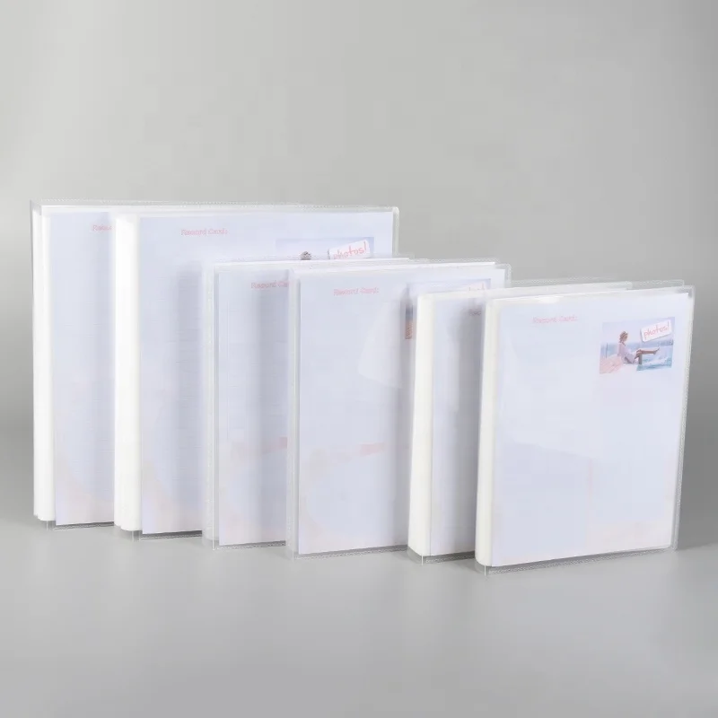 Custom Clear Flexible Photo Album Holds 48  Photos 4x6 Inches with Protective Poly Case/Space removable Album
