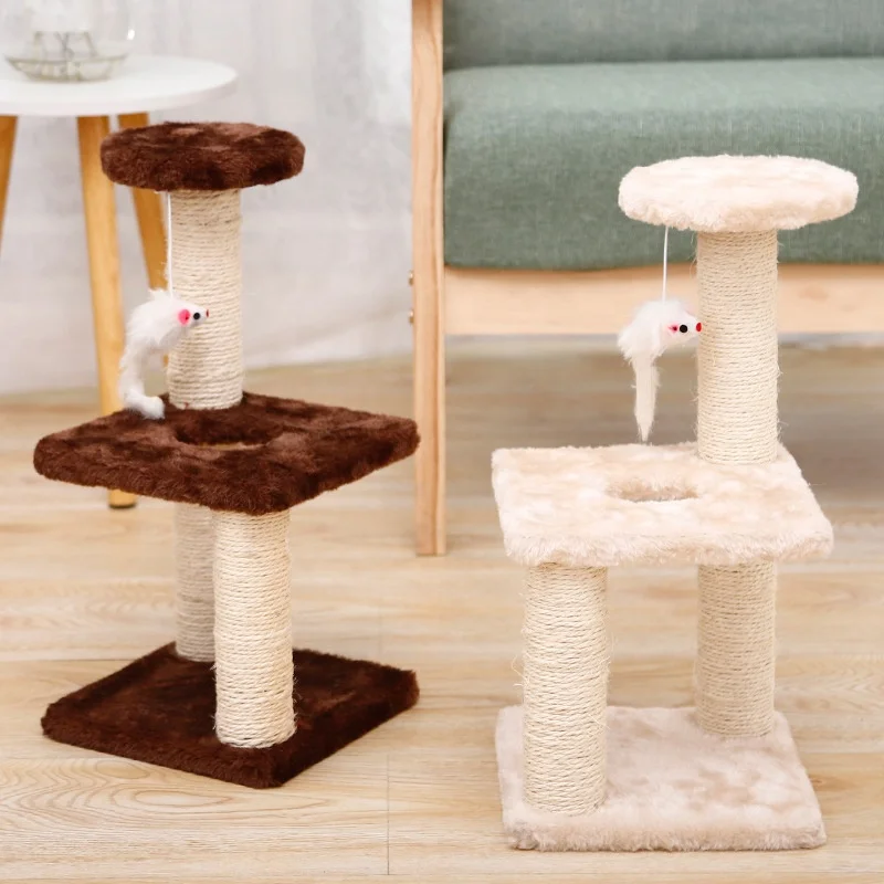 Pet Products Scratch Furniture Scratcher Cat Scratching Guards Scraper Supplies Home Decor Multi-Level Cat Tree Climbing Frame