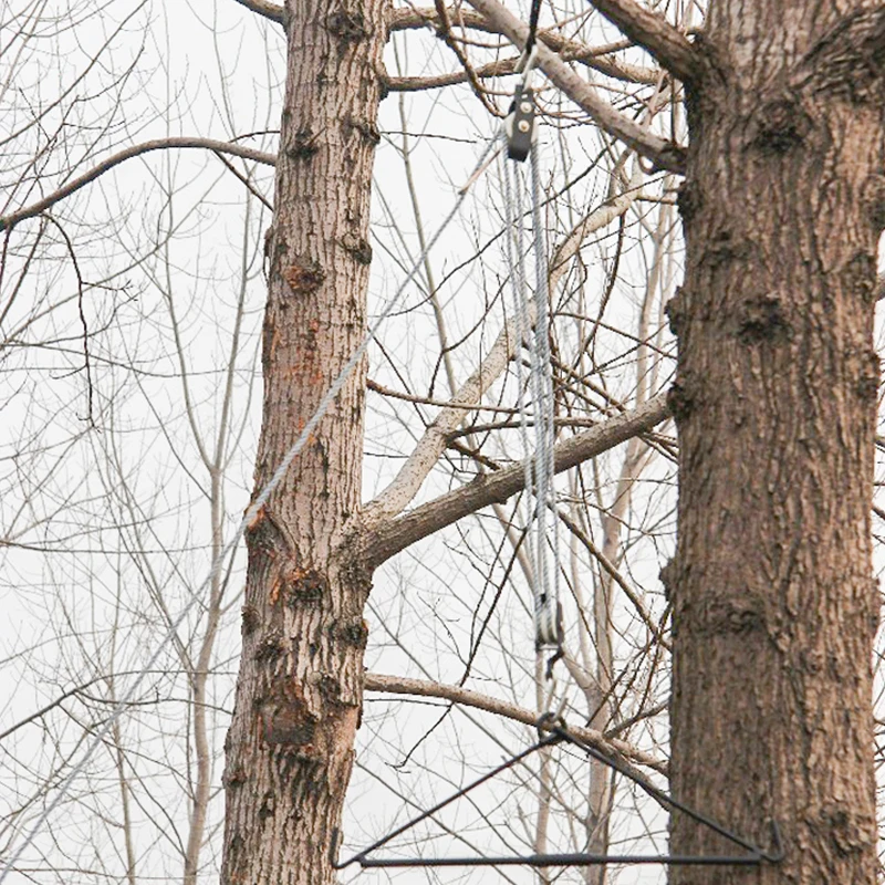 Pulley system with automatic self outdoor other hunting accessories hanging prey