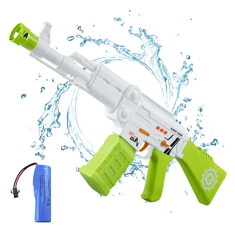 New Summer Water Game AK-47 Automatic Squirt Guns Toys 250ml Capacity Shooting Electric Water Guns For Kids