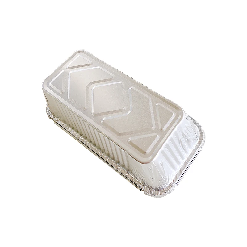 
Aluminum foil square lunch box-F4307-G Aluminum foil container High quality aluminum foil box for food packaging 