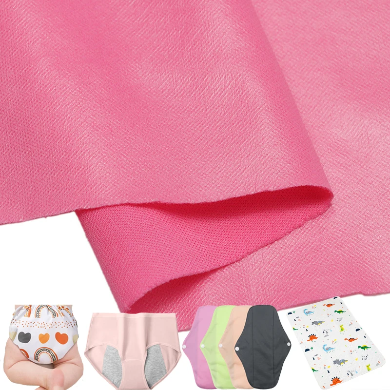 Полиэфирная ткань PUL для подгузников полиуретан водонепроницаемый ТПУ дышащий домашний текстиль ламинированная