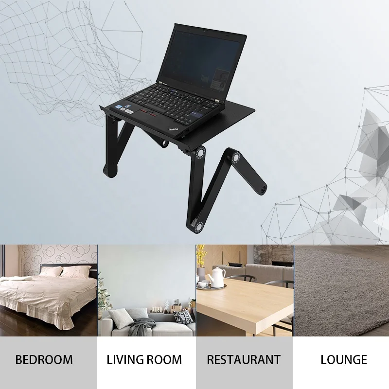 Multifunctional portable folding bed foldable laptop table desk