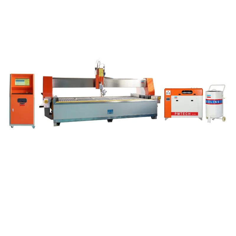 SLV50-AC5X 75K 550MPA 5Axis Waterjet  Machine For Marble Glass Metal 45 Degree WaterJet Cutter Machine Equipment 7500PSI