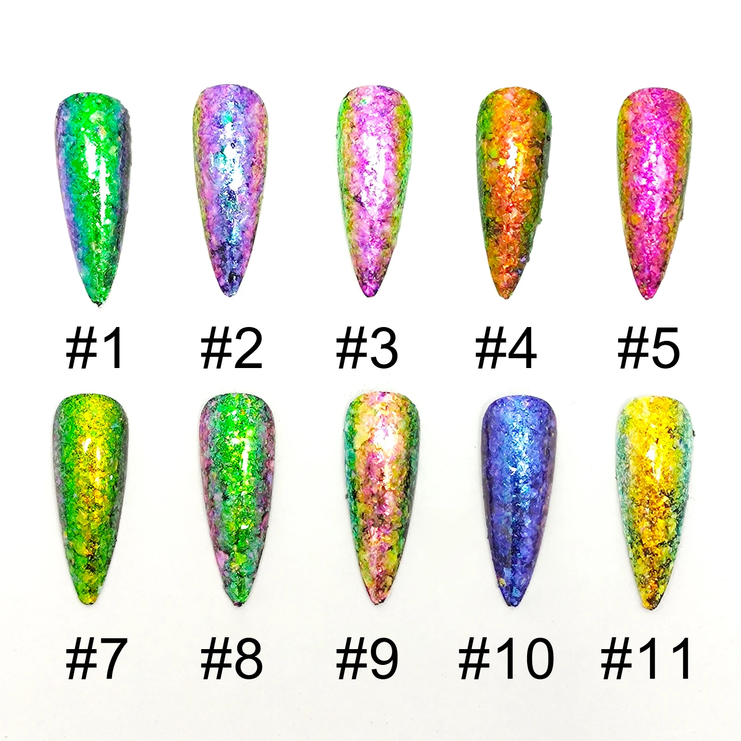 
chrome candy solid aurora powder nail pigment 2021 nail art decoration pigment printer ombre acrylic powder 