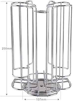Large Capacity  Rotating 52 Coffee Machine Capsules T-Disc Holder Rack for Tassimo Coffee Pods