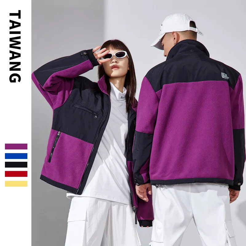 2022 fall jacket polyester micro-polar fleece  jacket man and woman  windbreaker jacket