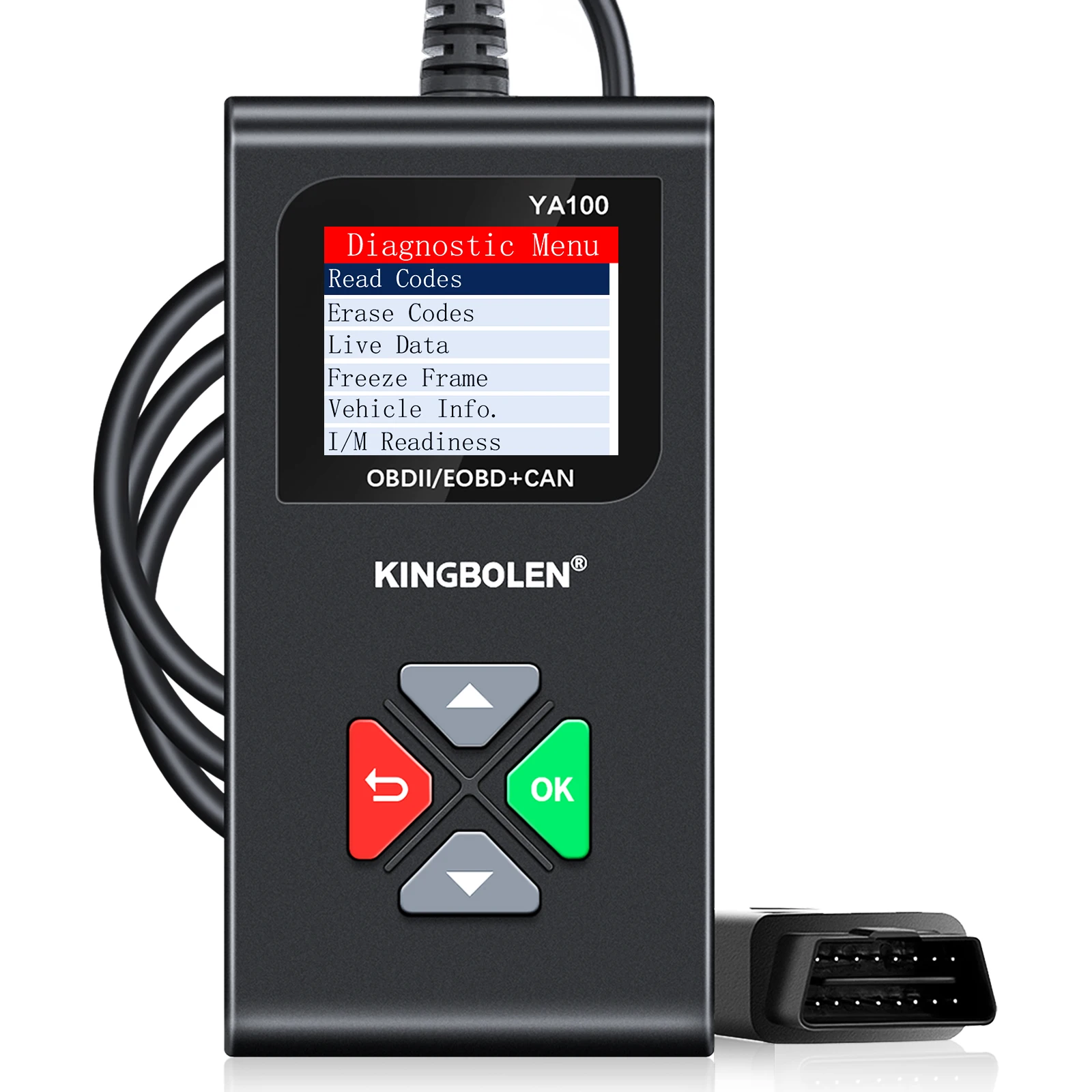 Free Shipping Ediag YA-100 Professional OBD2 Scanner Full OBDII Auto Engine Check Code Reader for EUROPE