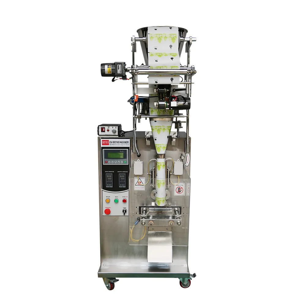 Back Seal Automatic Pouch Powder Packing Machine Salt Candy Coffee Bean Packing and Filling Machine