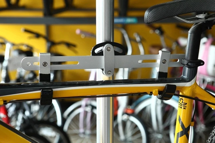 
bike stand bike hook, bike floor stand alloy stand with two hooks, can hang max 6 bikes. 