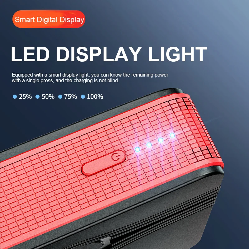 Wholesale mini 6000mAh car emergency power bank tool portable jumper starter for 12V gasoline cars and diesel cars