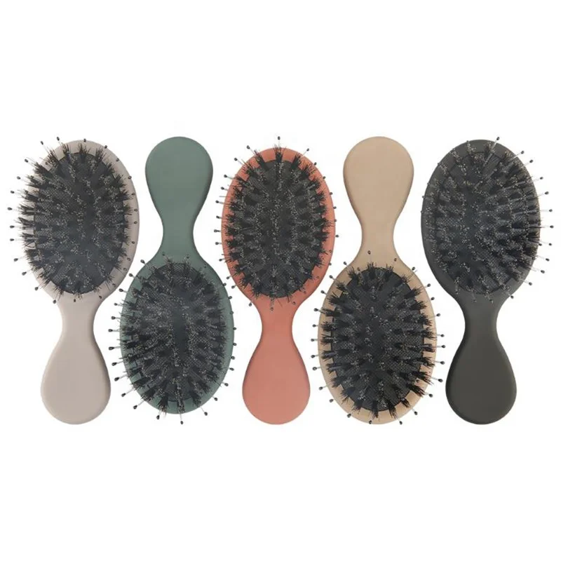 Free sample mini portable hair brush air cushion massage bristle comb anti static hair brush for baby